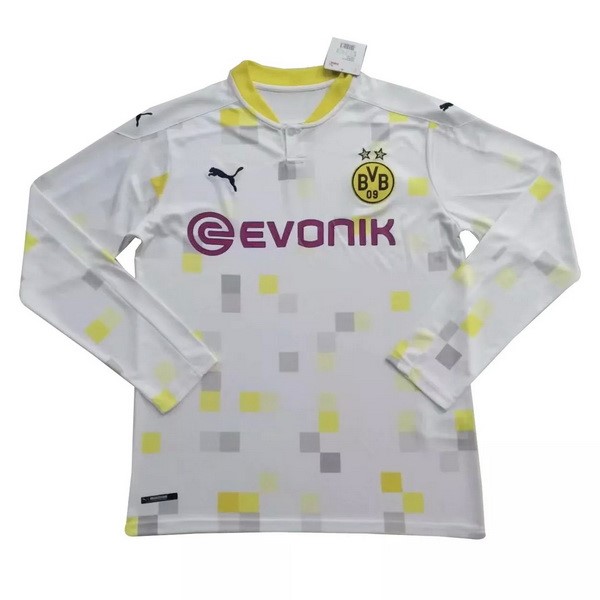 Thailande Maillot Football Borussia Dortmund Third ML 2020-21 Blanc